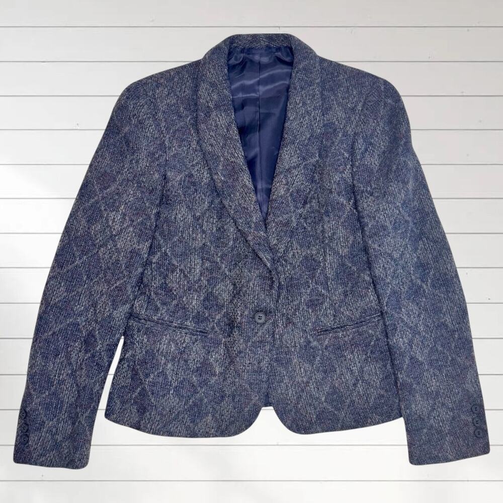 Vintage Orbach’s Blazer Jacket Tweed Equestrian Tailored Wool Blend Heritage S